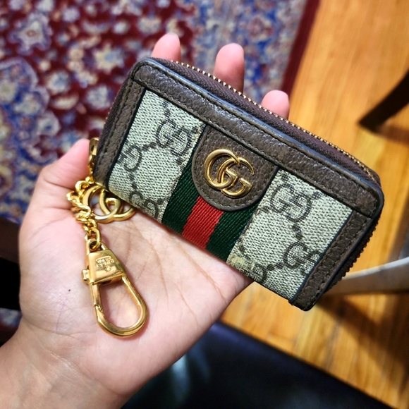 Gucci sherry line Keychain Cardholder key cles - Picture 2 of 5